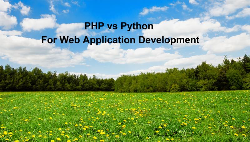 PHP vs Python for web application development